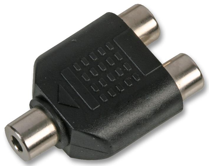 PSG02784 ADAPTOR, 2X PHONO SKT TO 3.5 SKT, MONO PRO SIGNAL