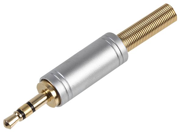 PSG03879 CONNECTOR, 3.5MM JACK PLUG, 3P, METAL+SR PRO SIGNAL