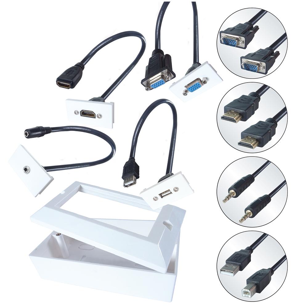 20-1030 AV SNAP-IN MODULAR KIT, 3M CONNEKT GEAR