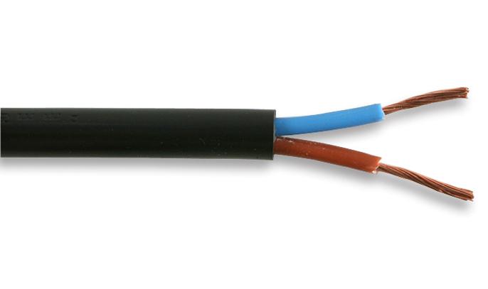3182Y-1MMBLK CABLE, FLEX, 3182Y, BLACK, 1MM,  PER M MULTICOMP PRO