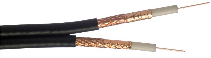 WF 65 CU/CU BLACK 250M WF65 COAXIAL CABLE CU/CU BLACK 250M WEBRO