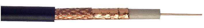 590003-LSNH-BLK-100M CABLE COAX  WF100 LSNH BLACK 100M WEBRO