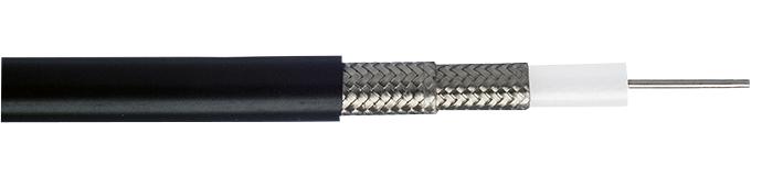 490030-BLK-100 CABLE, COAX RG223 BLACK 100/M WEBRO