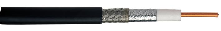 510400-BLK-100 COAXIAL CABLE WEB 400 BLACK 100M WEBRO