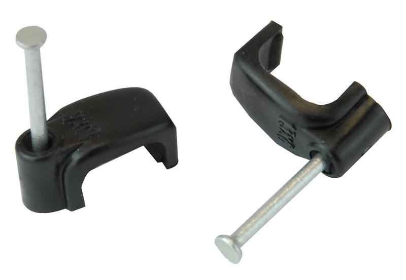 ZZV44186 CABLE CLIP, POLYPROPYLENE, 4MM, BLACK UNIFIX