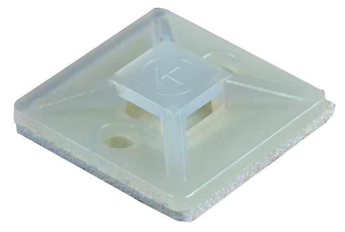 ACTB19N CABLE TIE BASE 19 X 19MM NAT 100/PK CONCORDIA TECHNOLOGIES