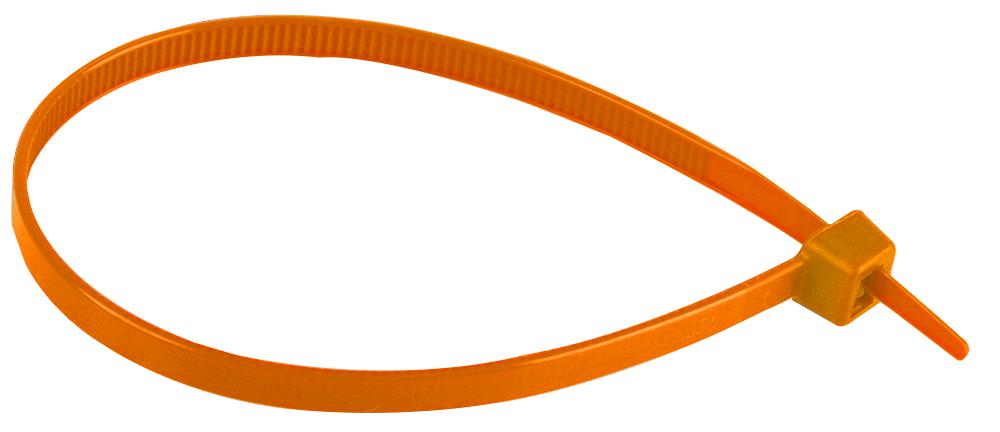 ACT200X4.8O CABLE TIES  200 X 4.80MM ORANGE 100/PK CONCORDIA TECHNOLOGIES