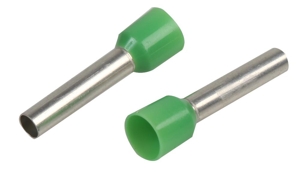 DICE6040 FRENCH SINGLE FERRULE 6.00MM GREEN,PK100 PRO POWER