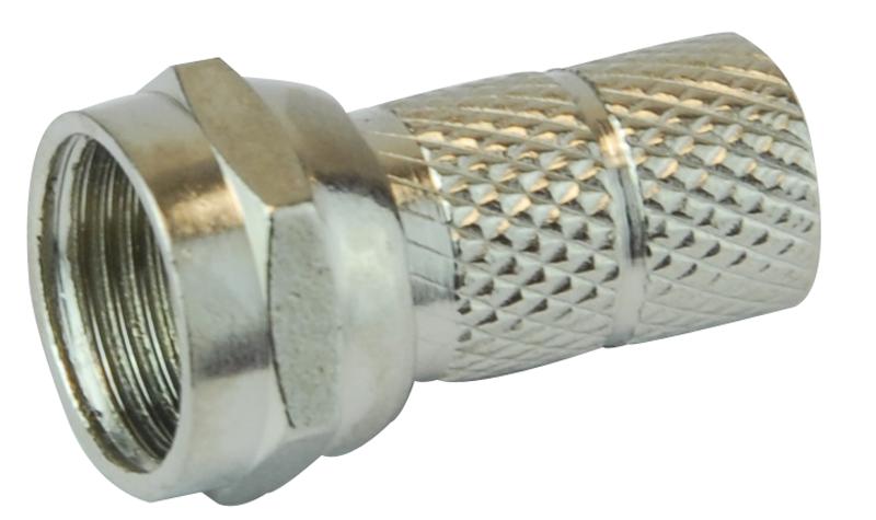 RW6-022 A ZINC F MALE TWIST ON RG58U ZINC PRO SIGNAL