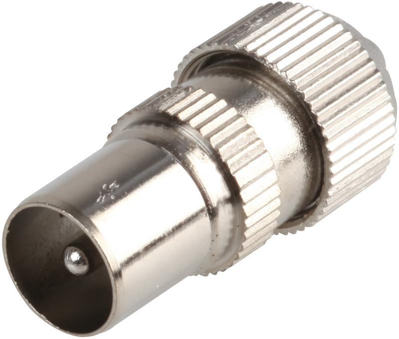 RW7-001 ZINC COAX PLUG MALE SCREW TYPE ZINC PRO SIGNAL