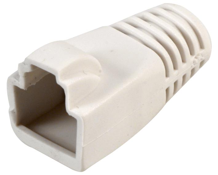 PS2WH8 STRAIN RELIEF BOOT, PVC, WHITE TUK