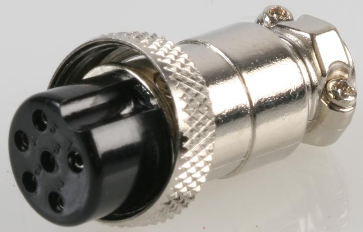 FC684216 PLUG, CLIFFCON, SHIELDED, 6WAY CLIFF ELECTRONIC COMPONENTS