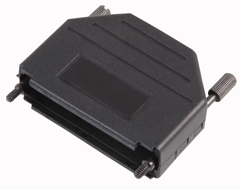 MHDPPK25-K D SUB BACKSHELL, DB, BLACK, 25WAY MH CONNECTORS