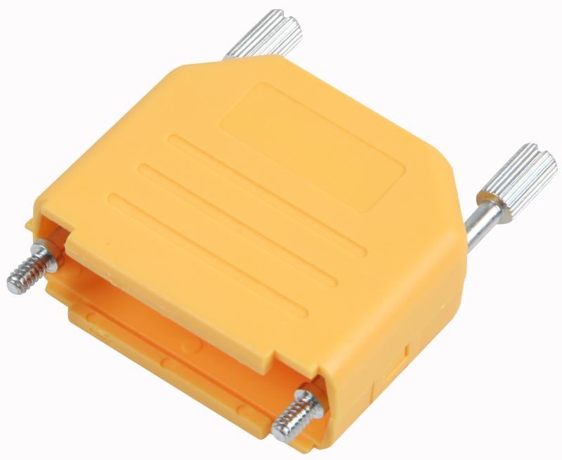 MHDPPK15-Y-K BACKSHELL, D, YELLOW, 15WAY MH CONNECTORS