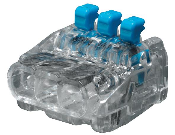 30-1053 LEVER WIRE CONNECTORS, 3 PORT, PK40 IDEAL