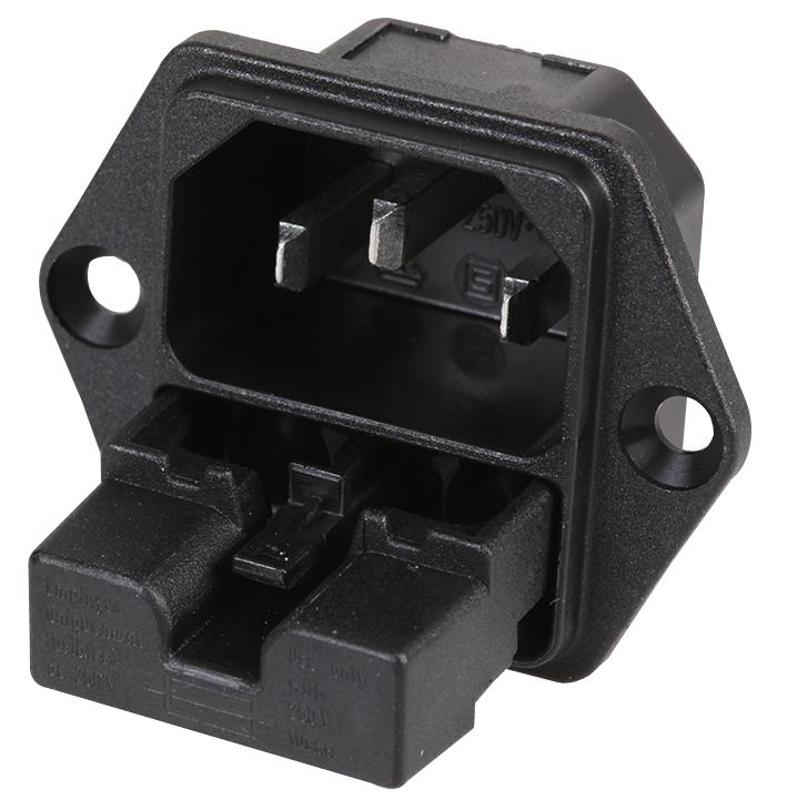 6220.2300 INLET, IEC, C14, 6220, 10A SCHURTER