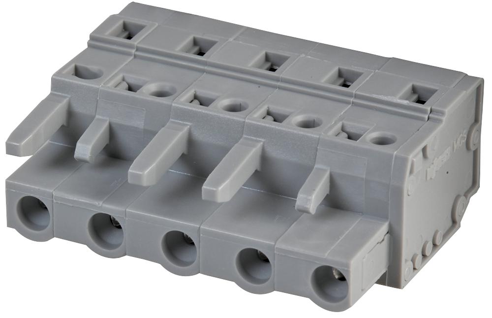 231-205/026-000 TERMINAL BLOCK, PLUGGABLE, 5POS, 12AWG WAGO