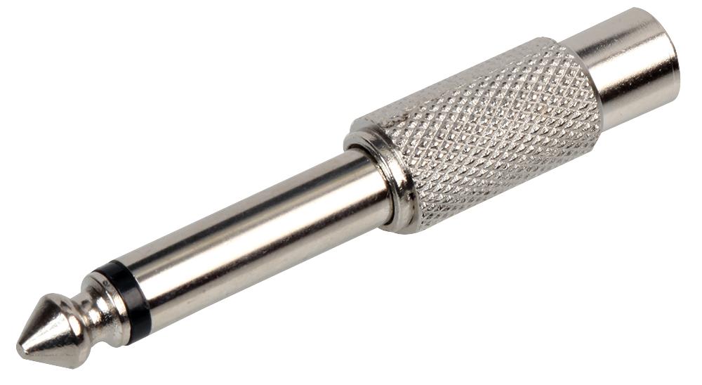 PSG08573 ADAPTOR, PHONO SKT TO 6.35 JACK P, MONO PRO SIGNAL