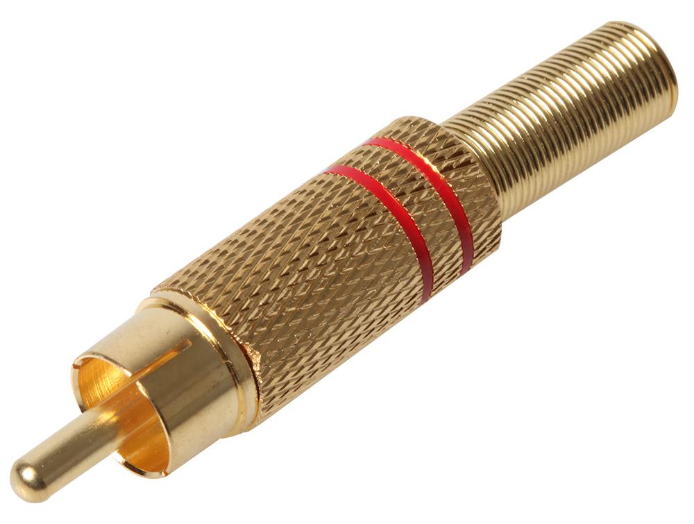 PSG08588 PLUG, PHONO, GOLD, RED BAND PRO SIGNAL