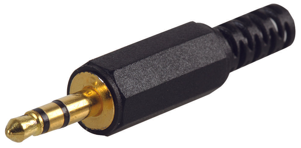 PSG08674 3.5MM JACK PLUG, STEREO, GOLD PRO SIGNAL