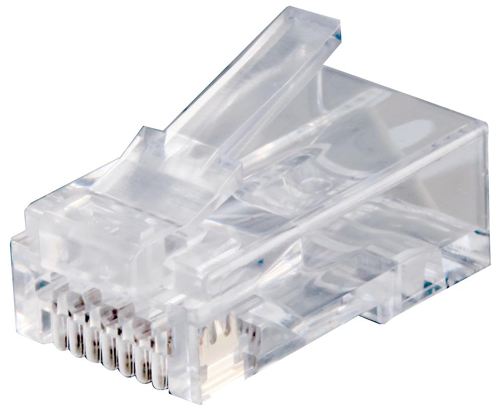 EZ-C6-UTP RJ45 CONN, PLUG, 8P8C, 1PORT, CAT6,PK100 CONNECTIX CABLING SYSTEMS
