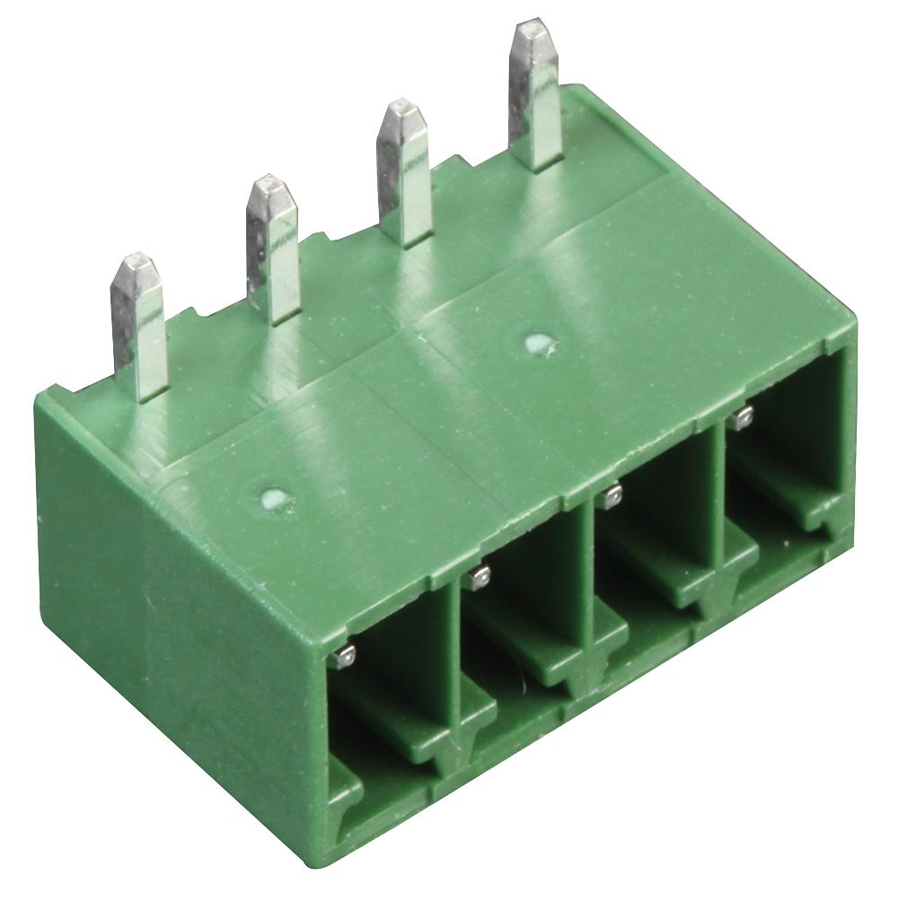 MC000090 TERMINAL BLOCK, HEADER, 4POS, TH MULTICOMP PRO