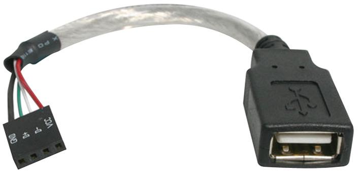 USBMBADAPT LEAD, USB A FEM TO 4 PIN HEADER,15CM STARTECH