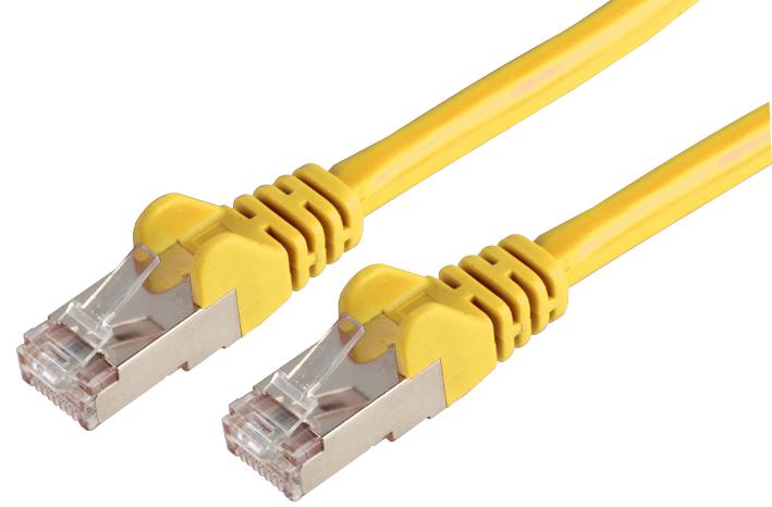 PSG90811 PATCH CORD, RJ45 PLUG, CAT6A, 2M, YELLOW PRO SIGNAL