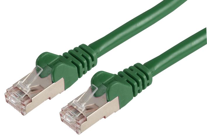 PSG90818 PATCH CORD, RJ45 PLUG, CAT6A, 3M, GREEN PRO SIGNAL