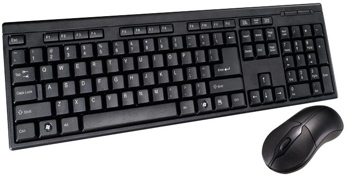 KBMS-001 KEYBOARD & MOUSE SET, USB, OPTICAL, BLK CIT