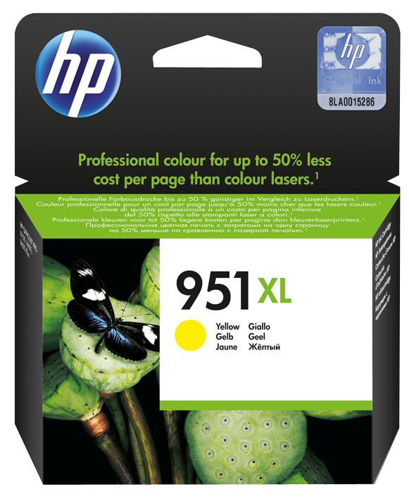 CN048AE INK CART, CN048AE, HP951XL, YELLOW HEWLETT PACKARD