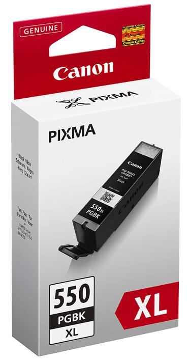 PGI550XLPGBK INK CARTRIDGE, ORIGINAL, BLACK, CANON CANON