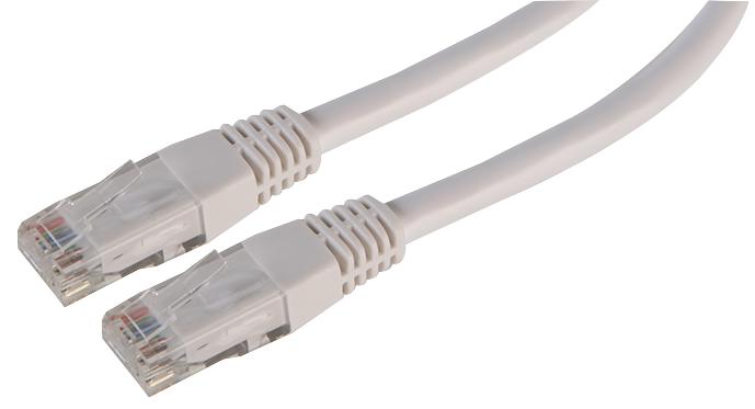 PSG90964 PATCH CORD, RJ45 PLUG, CAT6, 0.5M, WHITE PRO SIGNAL