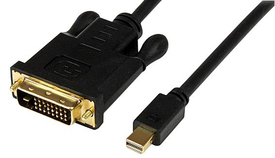 MDP2DVIMM3B LEAD, MINI DISPLAYPORT-DVI, MALE-MALE 1M STARTECH