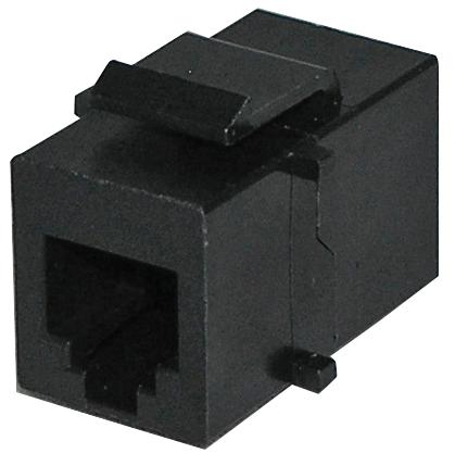 KCK66#24 ADAPTER, IN-LINE, RJ12 JACK-JACK, 6POS TUK