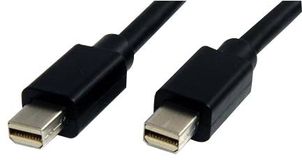 MDISP1M LEAD, MINI DISPLAYPORT 1.2 M-M 1M BLACK STARTECH
