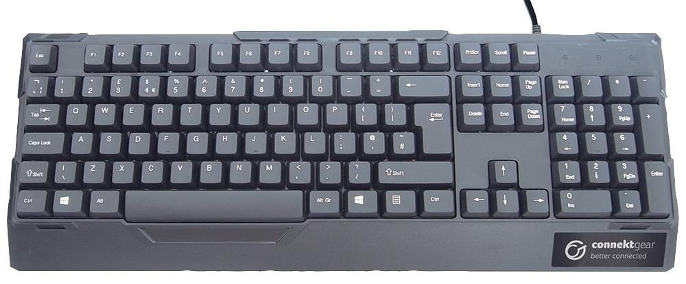 24-0232 KEYBOARD, WIRED, STANDARD, USB COMPUTER GEAR