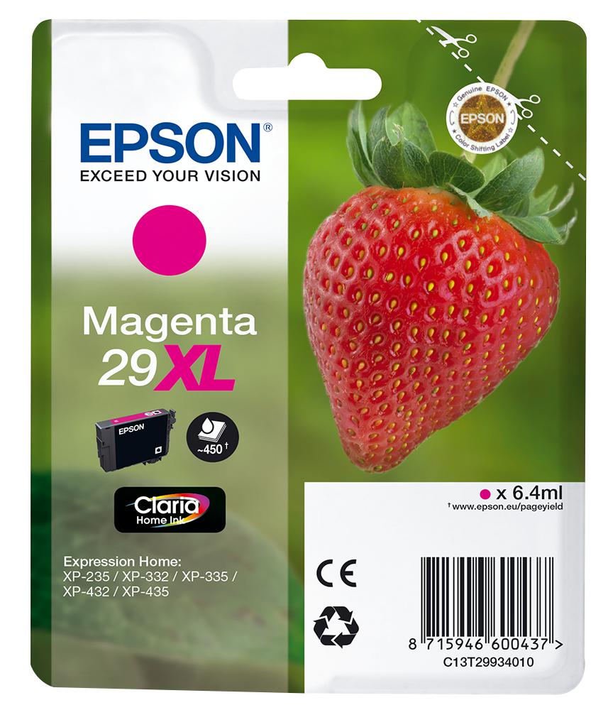 C13T29934010 INK CARTRIDGE, T2993, MAGENTA XL, EPSON EPSON