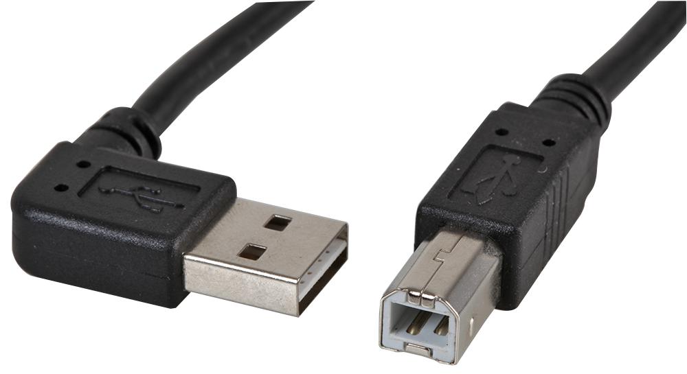 PSG91264 LEAD, USB2.0 REVERSIBLE 90DEG AM-BM, 2M PRO SIGNAL