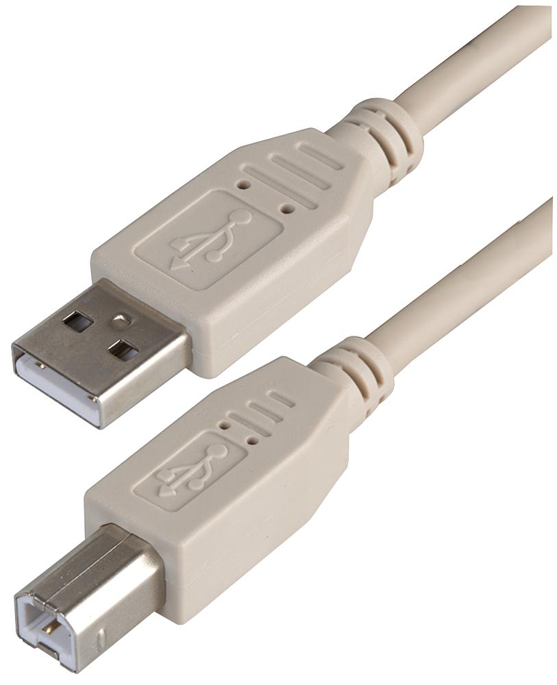 PSG91425 LEAD, USB2.0 A MALE - B MALE, GREY 2M PRO SIGNAL