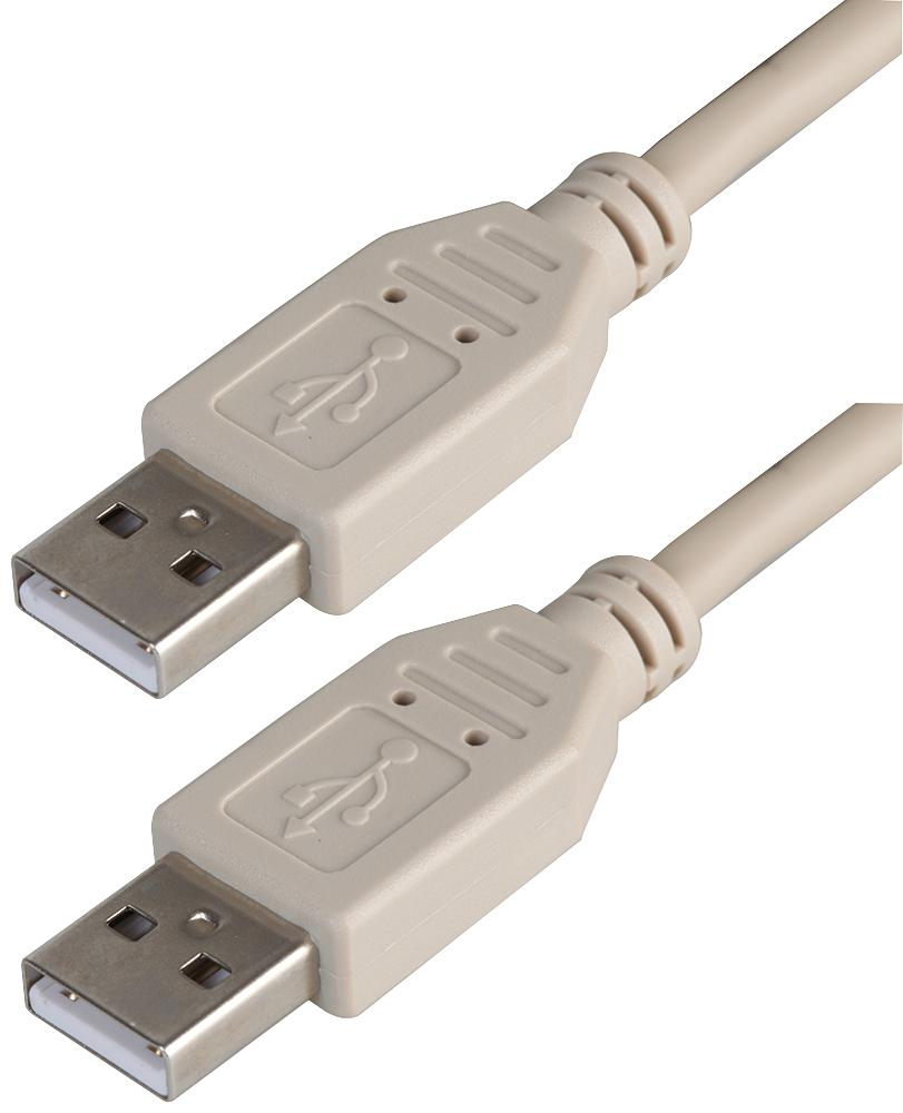PSG91429 LEAD, USB2.0 A MALE - A MALE, GREY 2M PRO SIGNAL