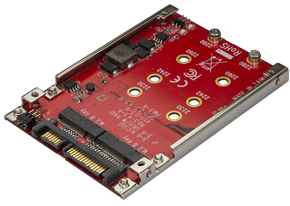 S322M225R DUAL SLOT M.2 DRIVE - SATA RAID ADAPTER STARTECH