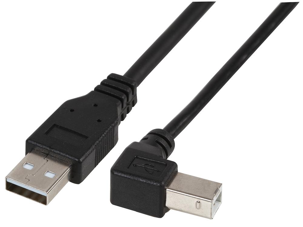 PSG91620 LEAD,USB2.0 A MALE-LEFT ANGLE USB B MALE PRO SIGNAL