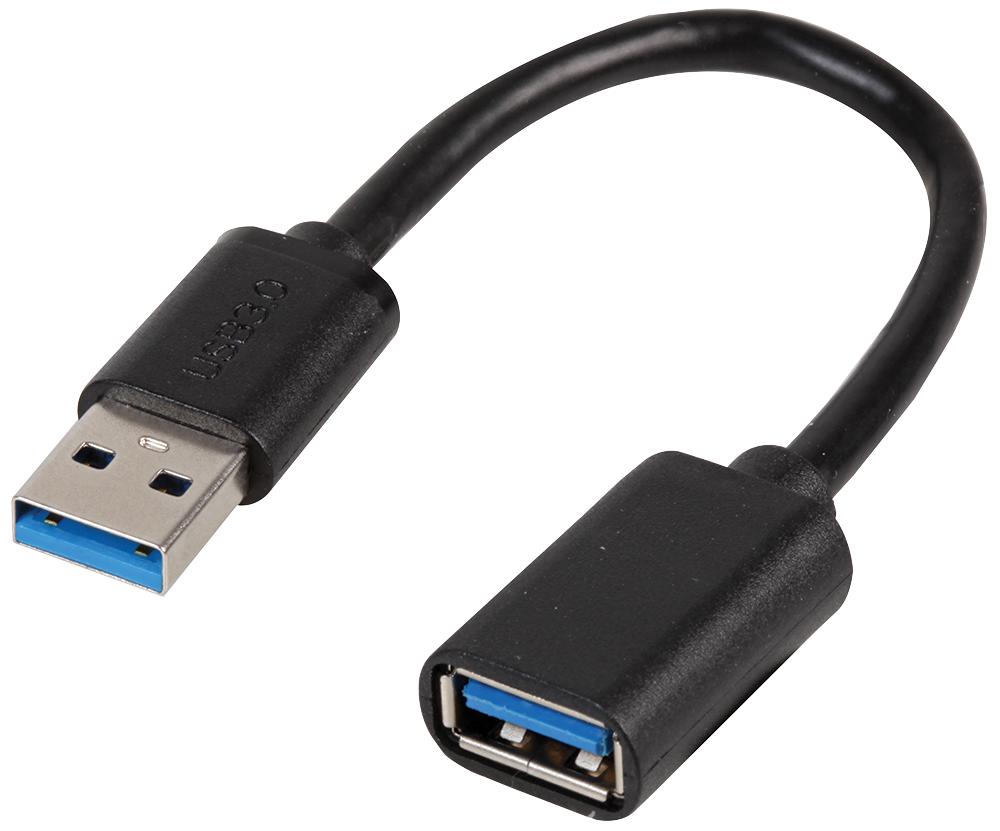 PSG91625 LEAD, USB3.0 A M-F EXTENSION, 0.15M PRO SIGNAL