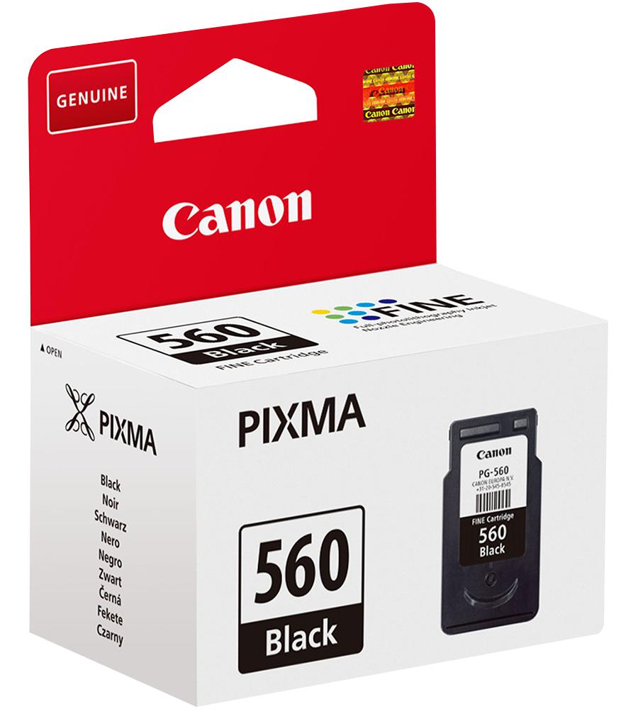 3713C001 INK CARTRIDGE, PG-560 BLACK CANON