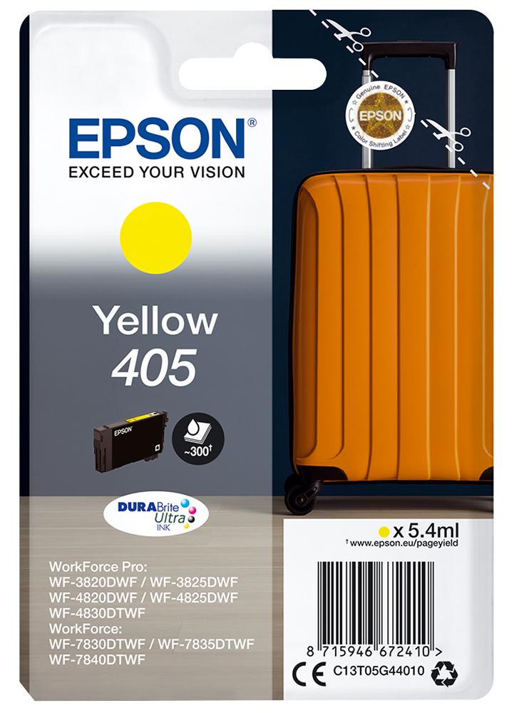 C13T05G44010 INK CARTRIDGE, EPSON 405, YELLOW EPSON