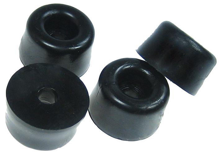 G030 RUBBER FEET, BLACK, SMALL, PK50 KEMO ELECTRONIC