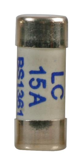 LC15 CARTRIDGE FUSE, 15A, 240VAC, 10.3X25.8MM LAWSON