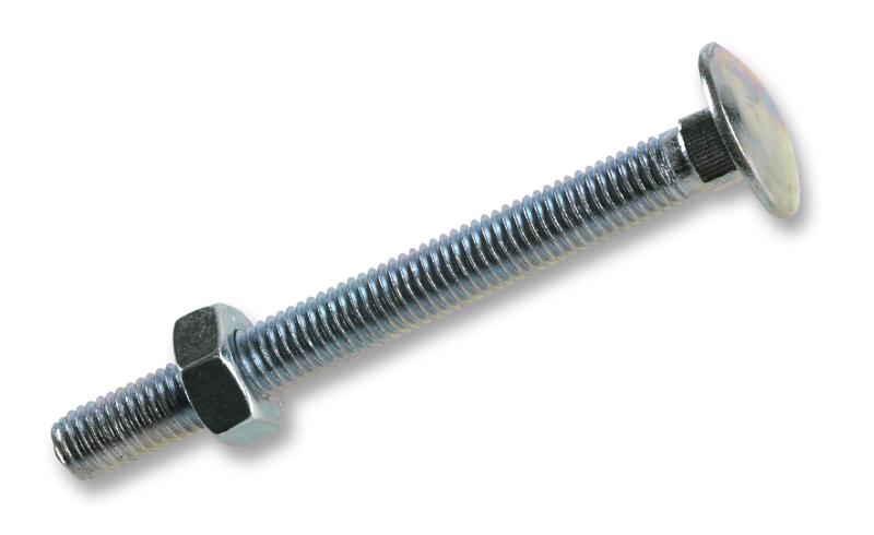 CB6130 COACH BOLT & NUT 6X130 (PK 25) DURATOOL