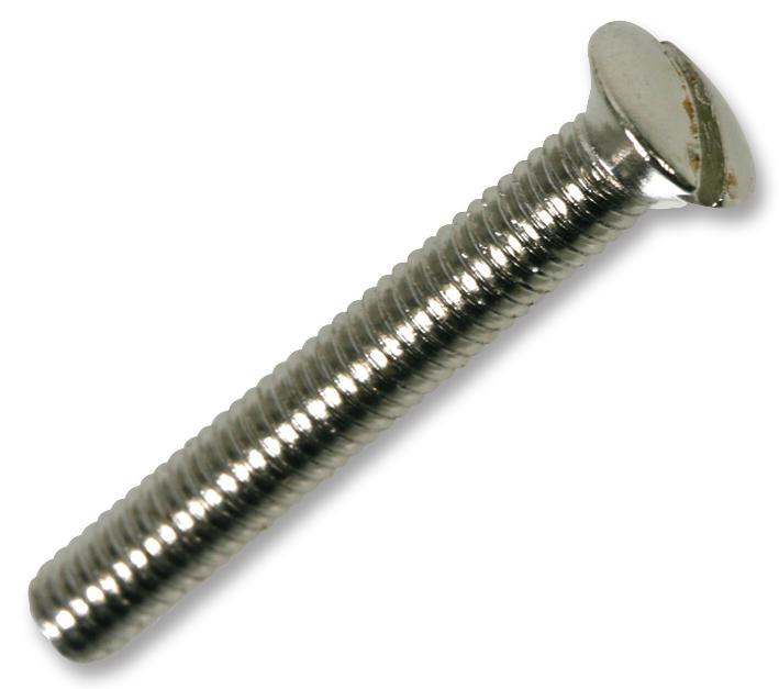 M3.516 ISBRMCN100- SCREW, SLT, CSK, BRASS, NP, M3.5X16 TR FASTENINGS